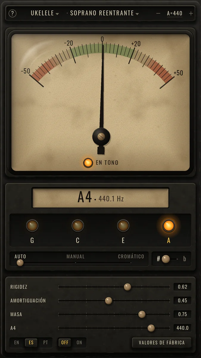 Retro Tuner: Ukelele