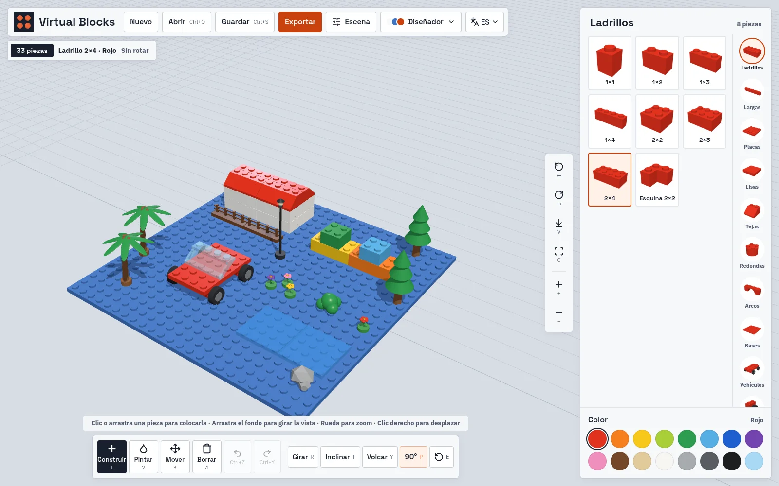 Virtual Blocks: Tema Diseñador