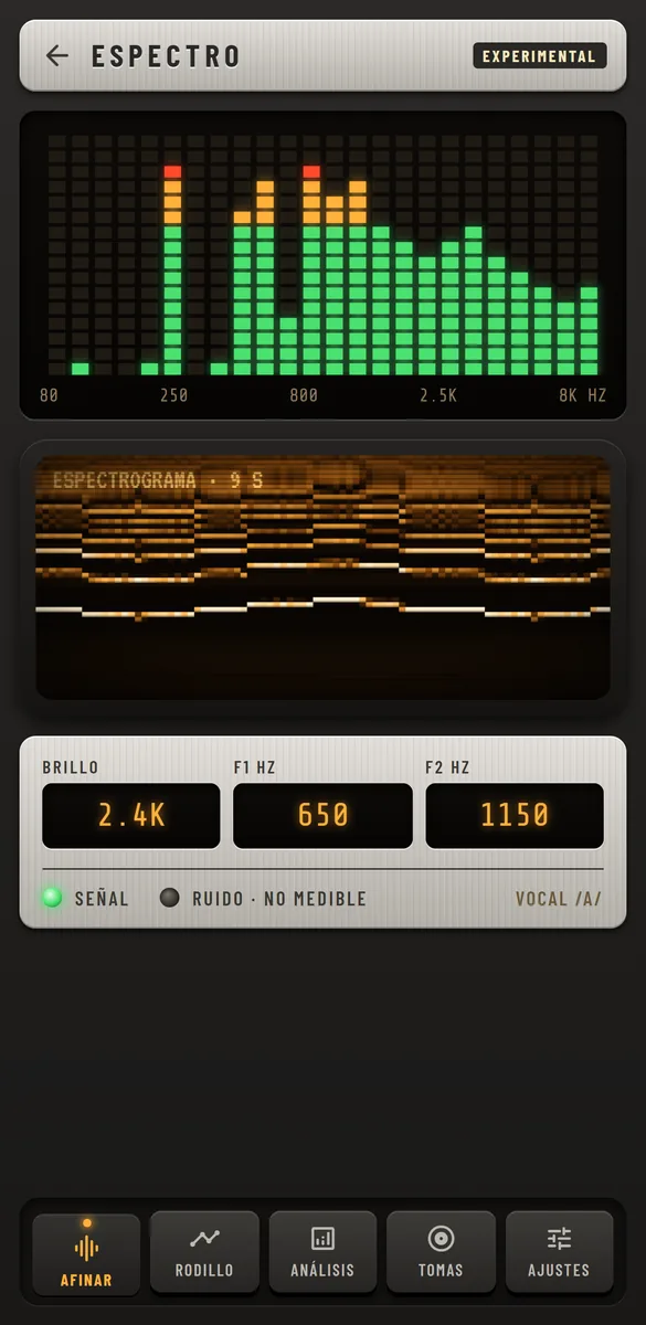 Vocal Tone: Espectro